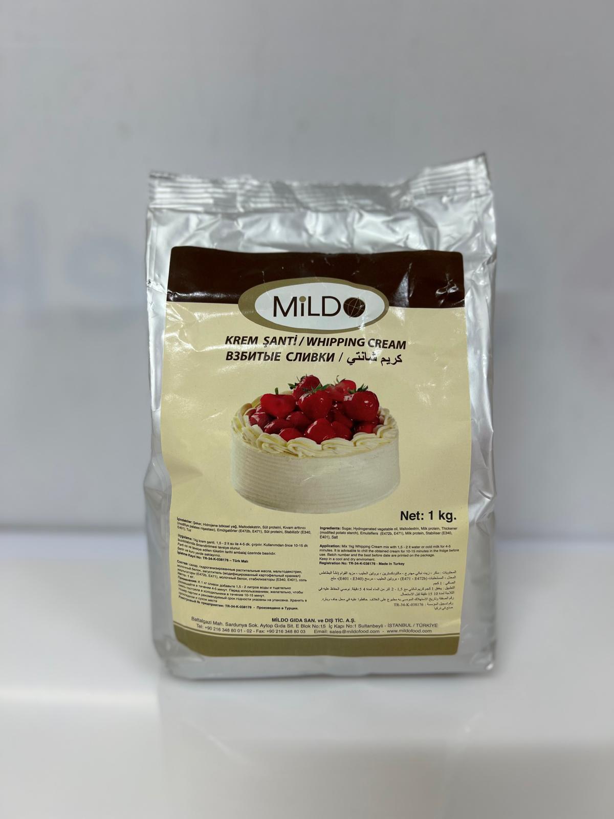 MİLDO TOZ KREM ŞANTİ 1 KG